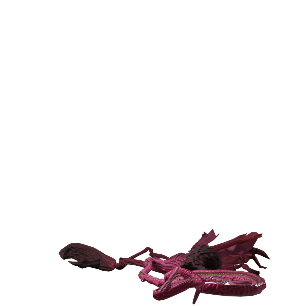 (無料png素材/VRM/UnityPackage)ミ=ゴ(商用利用/企業利用可能)