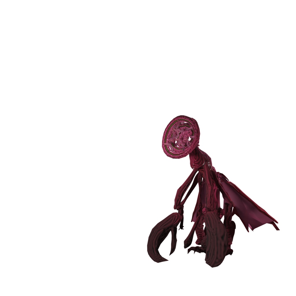 (無料png素材/VRM/UnityPackage)ミ=ゴ(商用利用/企業利用可能)