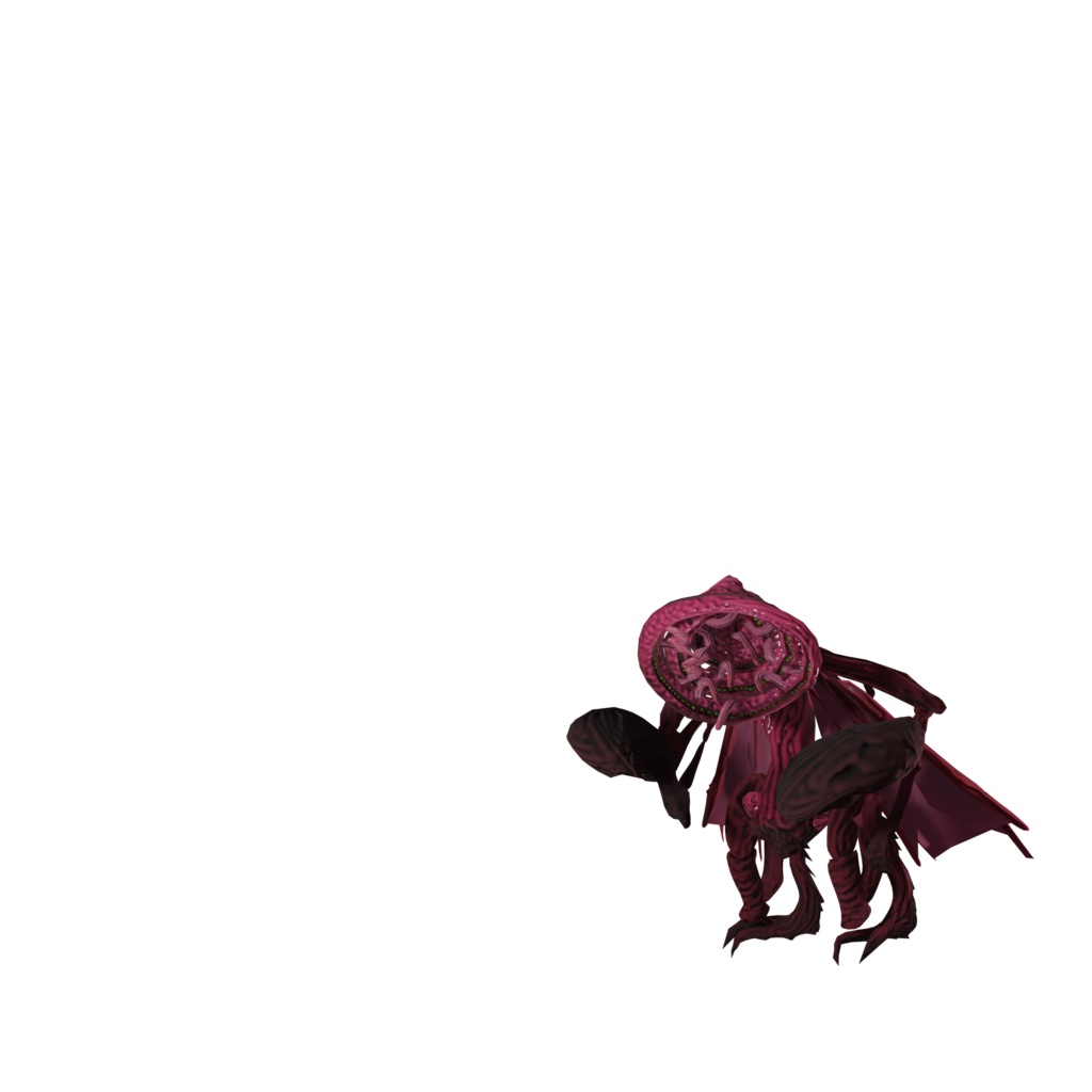 (無料png素材/VRM/UnityPackage)ミ=ゴ(商用利用/企業利用可能)