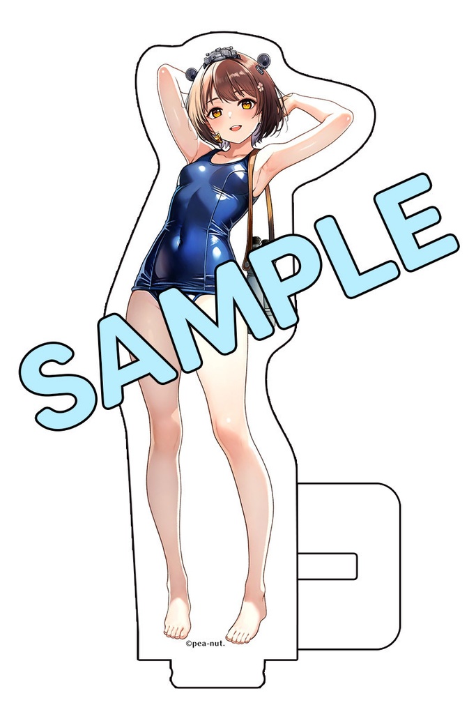 新規イラスト 艦これ/雪風スク水 アクリルフィギュア