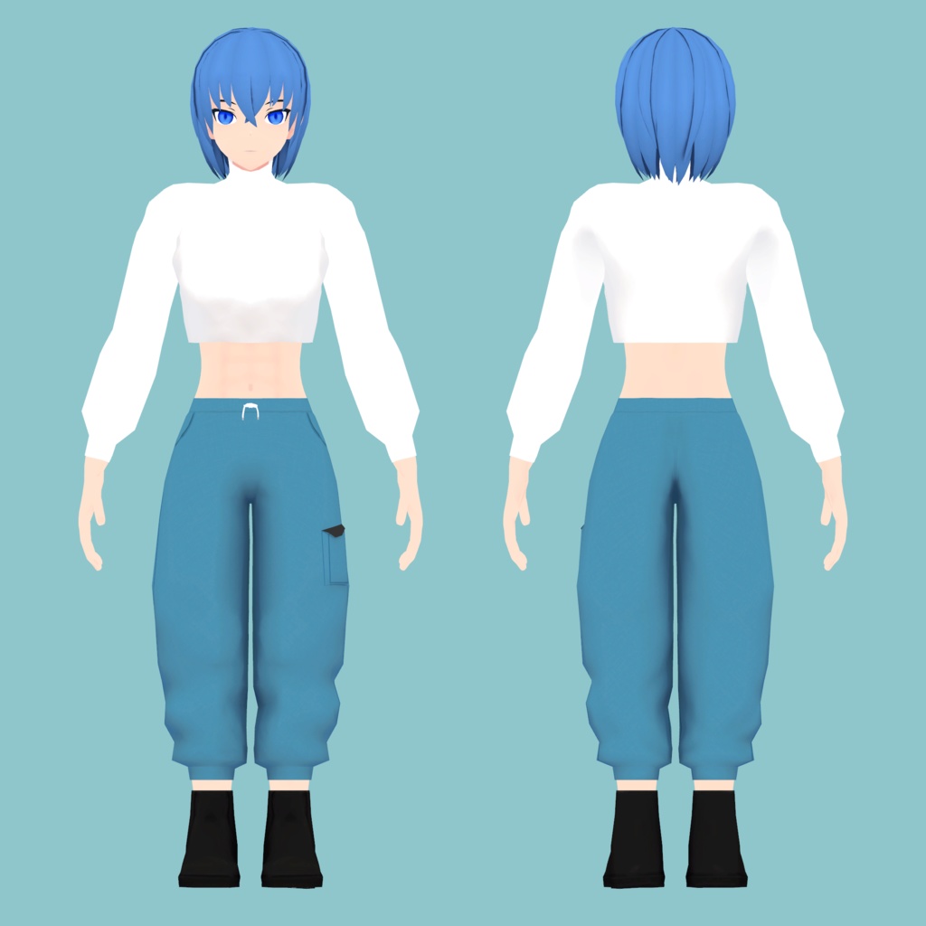 オリジナル3Dモデル『セイラ』