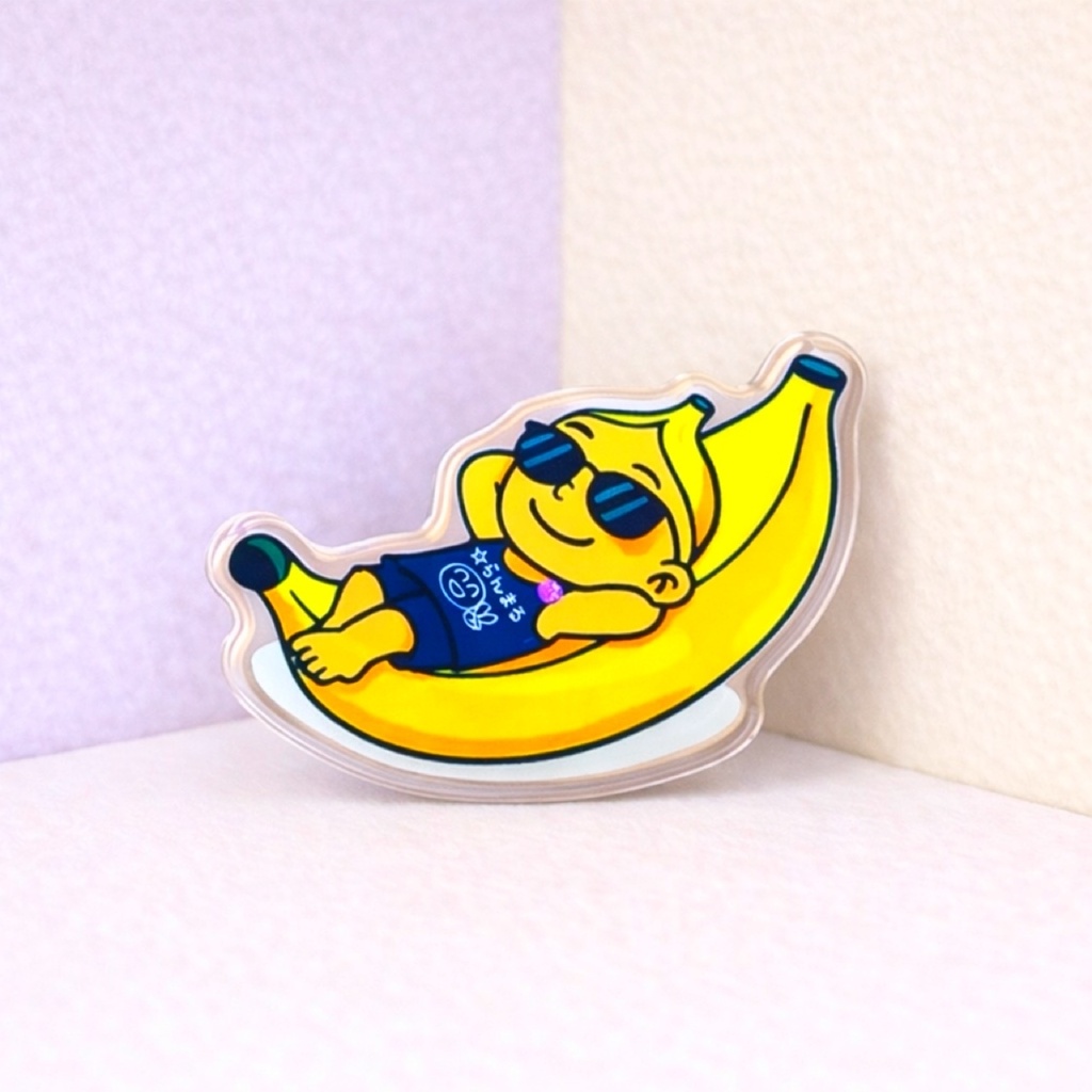 アクリルヘアクリップ