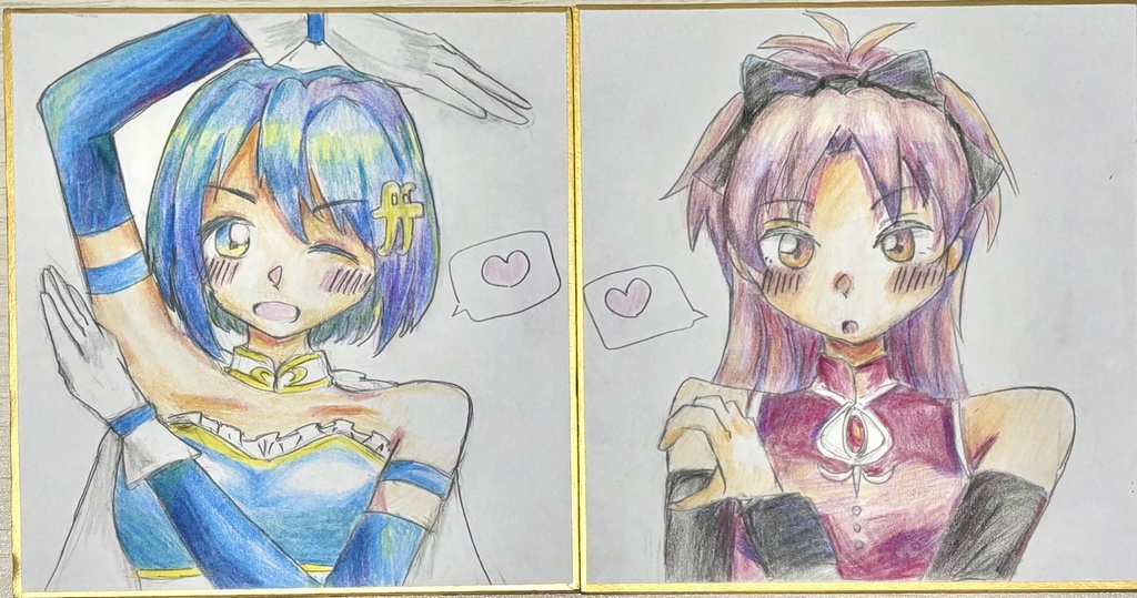 佐倉杏子/美樹さやか 色紙セット