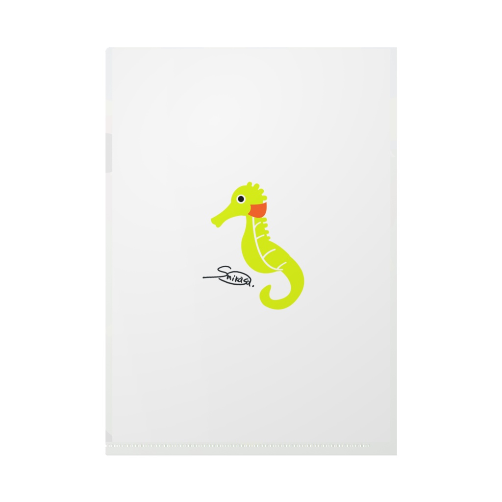 やる気あるタツノオトシゴ牧場クリアファイル