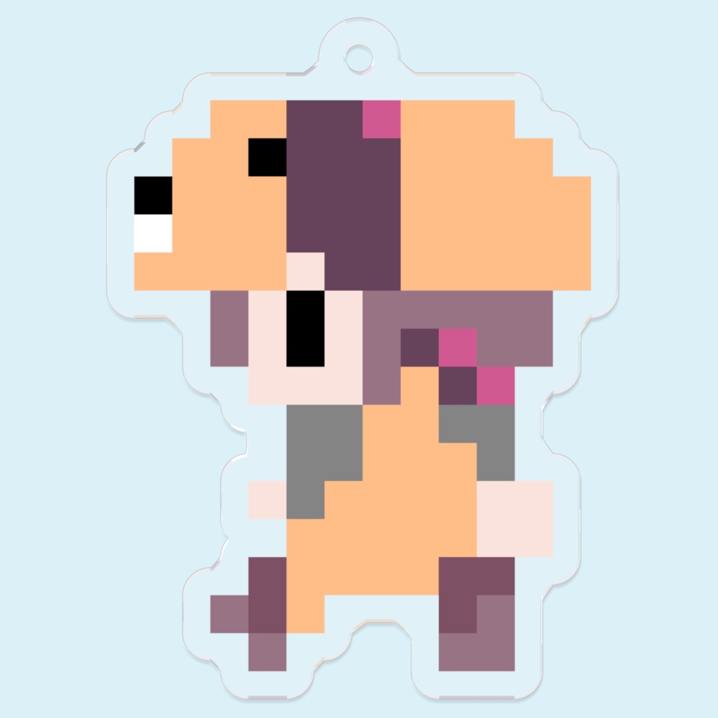 アクリルキーホルダー ドット絵Ver