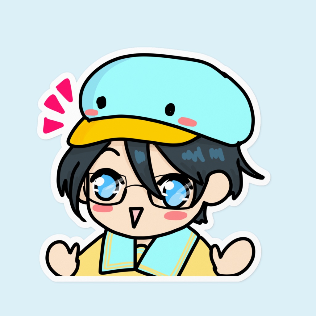 ステッカー ミニキャラVer