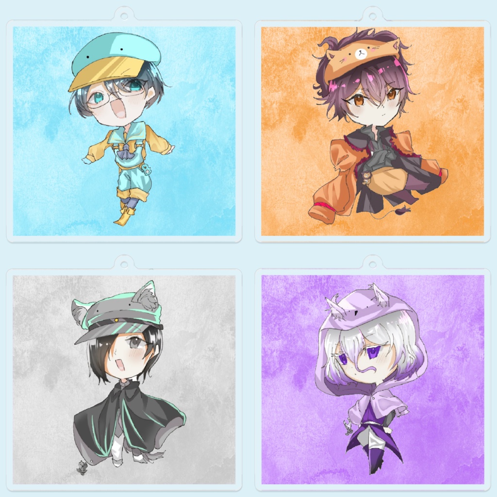 アクリルキーホルダー　限定ミニキャラVer