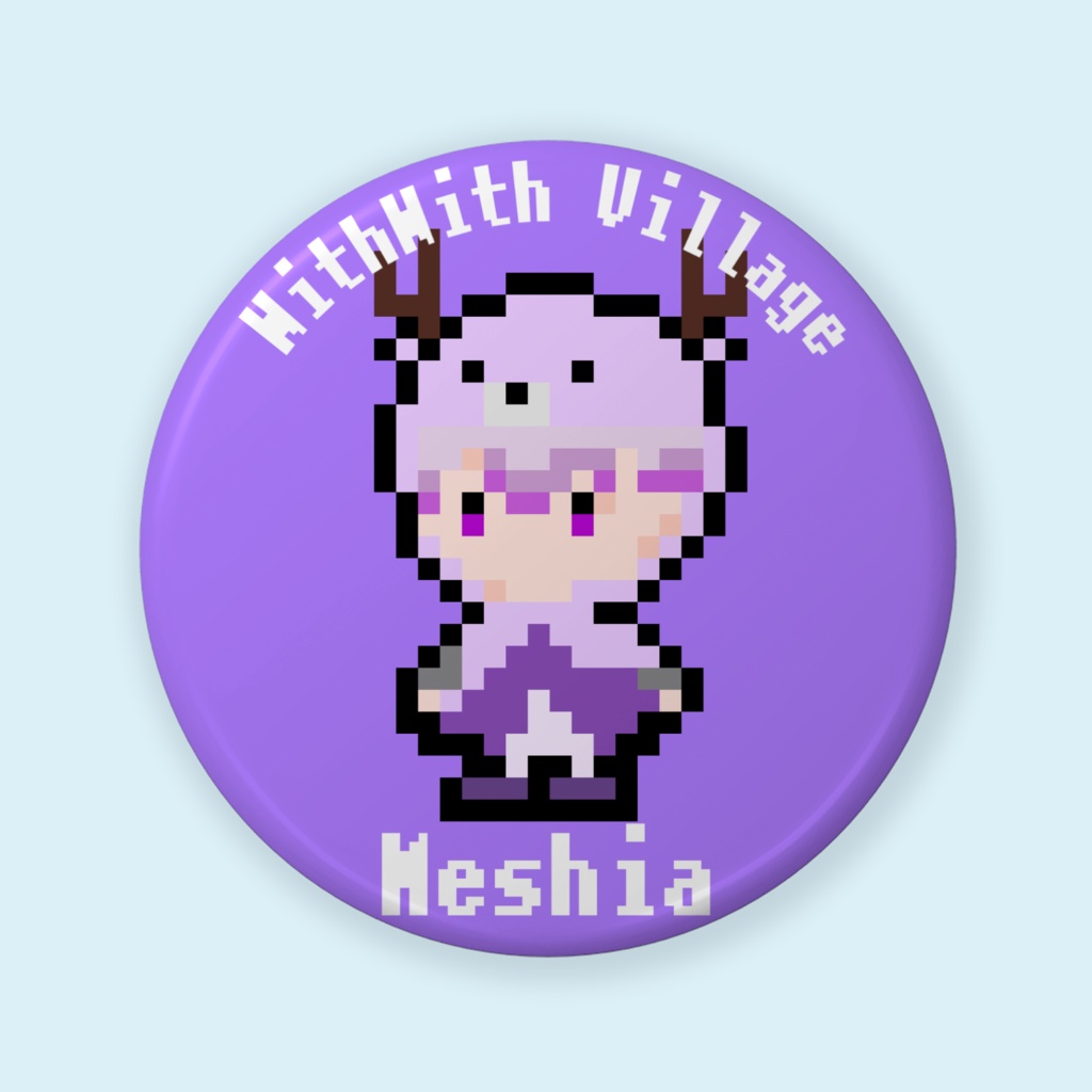 mini缶バッジ ドット絵Ver