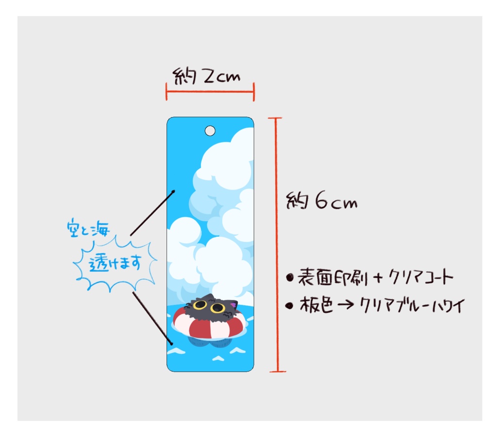 ただようふわふわアクキー