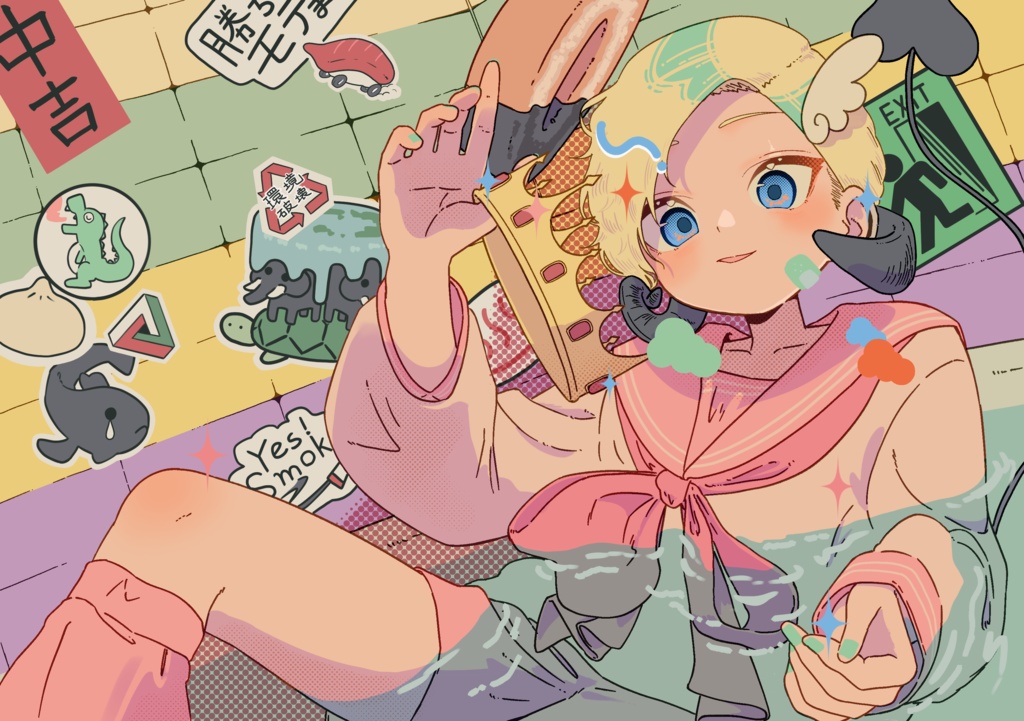 リリー・カーマイン キャンバスアート