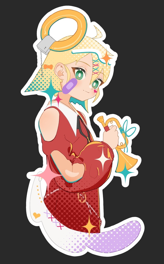 オリジナルキャラクター、ステッカー