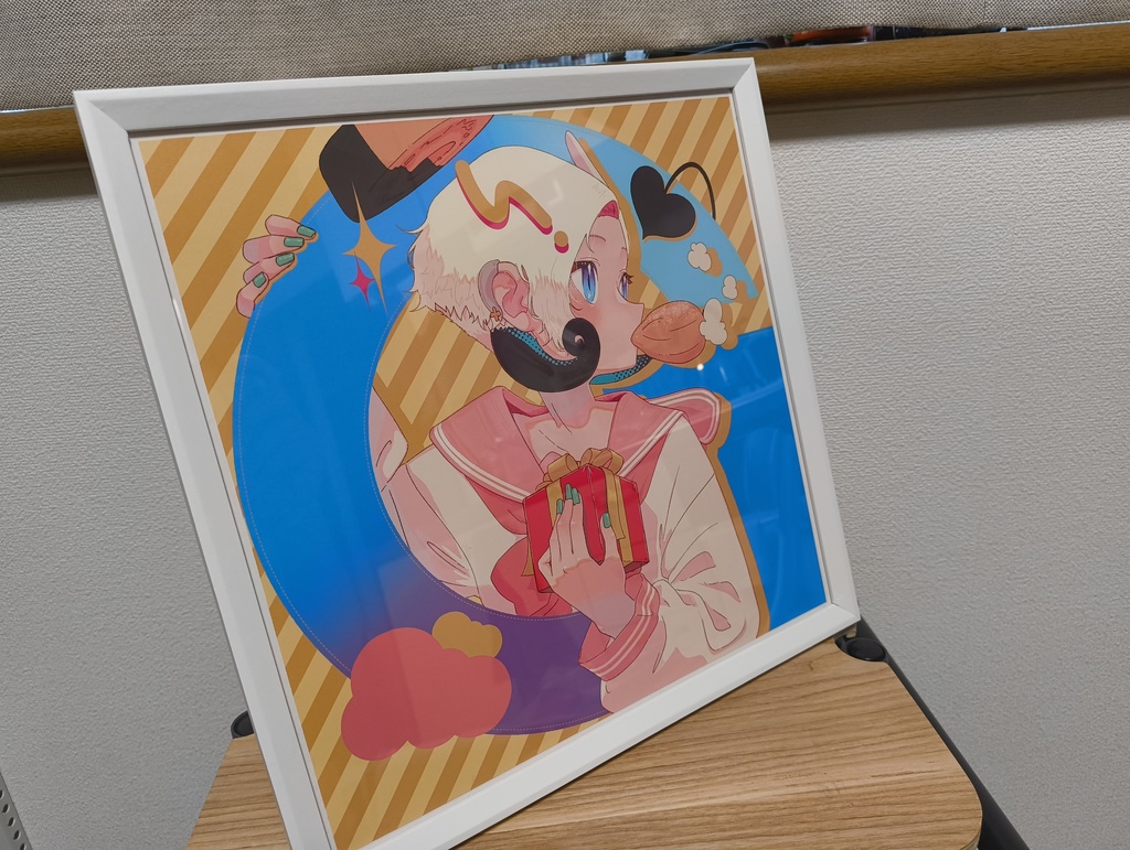 スクエアドットフィアテルパウゼ イラストカード12枚セット(レコードジャケットサイズ)