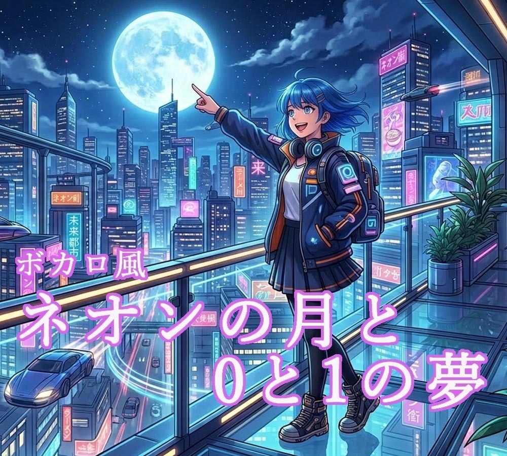 ネオンの月と0と1の夢