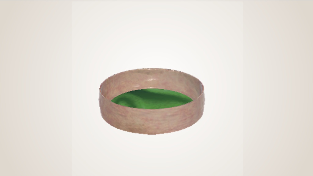 【無料】夏の平茶碗 3Dモデル 5種セット🍵