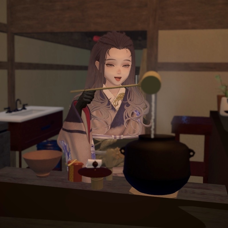 茶道🍵 8畳 炉と真形釜(ギミック付)