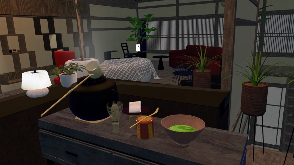 茶道🍵 8畳 炉と真形釜(ギミック付)