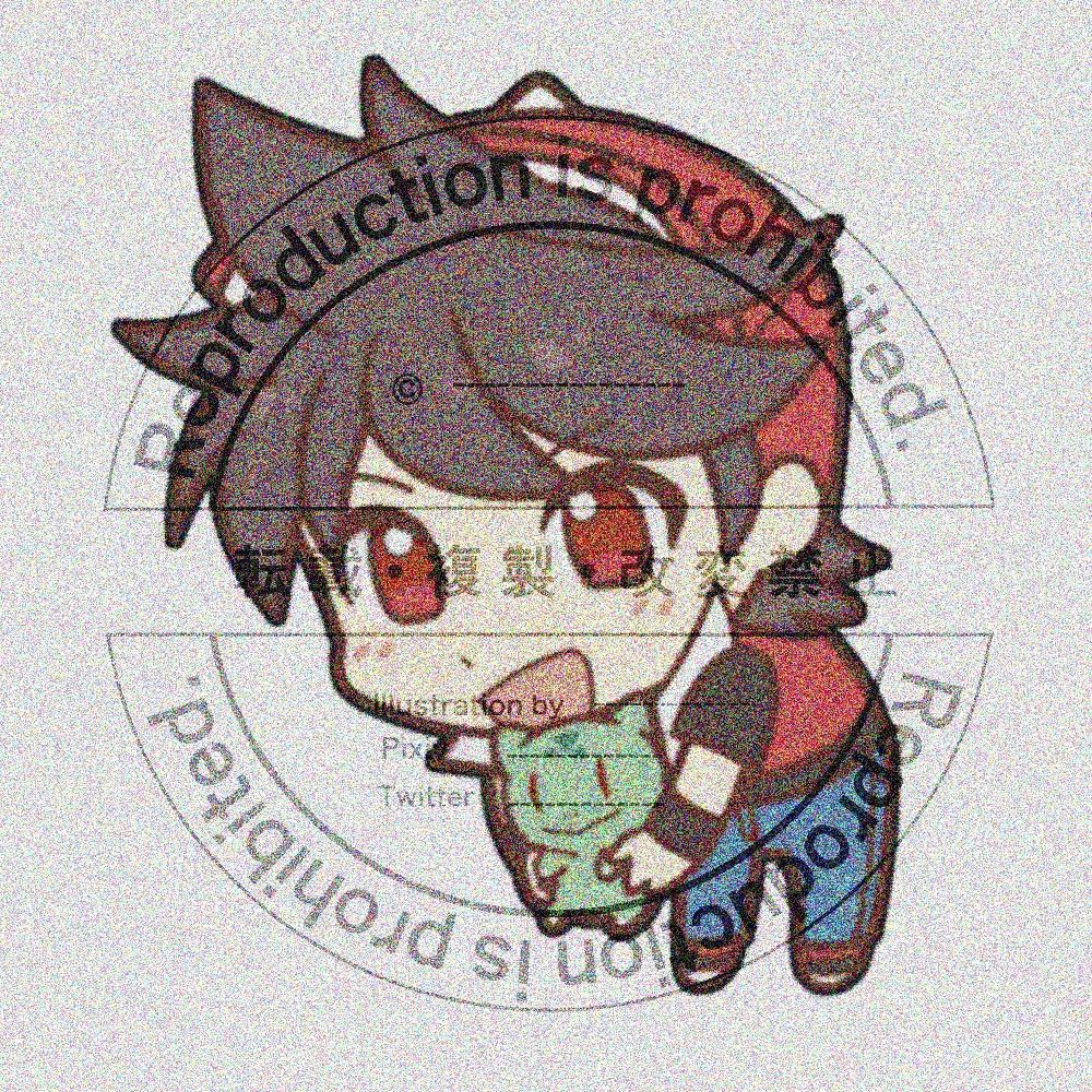 被拎起来了?!PMSP同人挂件-赤款Got picked up?! PMSP doujin Acrylic Key Chain-Red