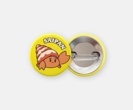 ヤドカリくん缶バッチ 32mm 全8色