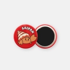 ヤドカリくん缶バッチ 32mm 全8色