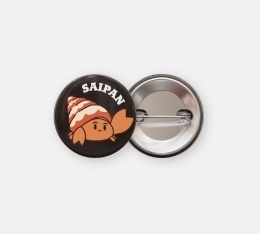 ヤドカリくん缶バッチ 32mm 全8色