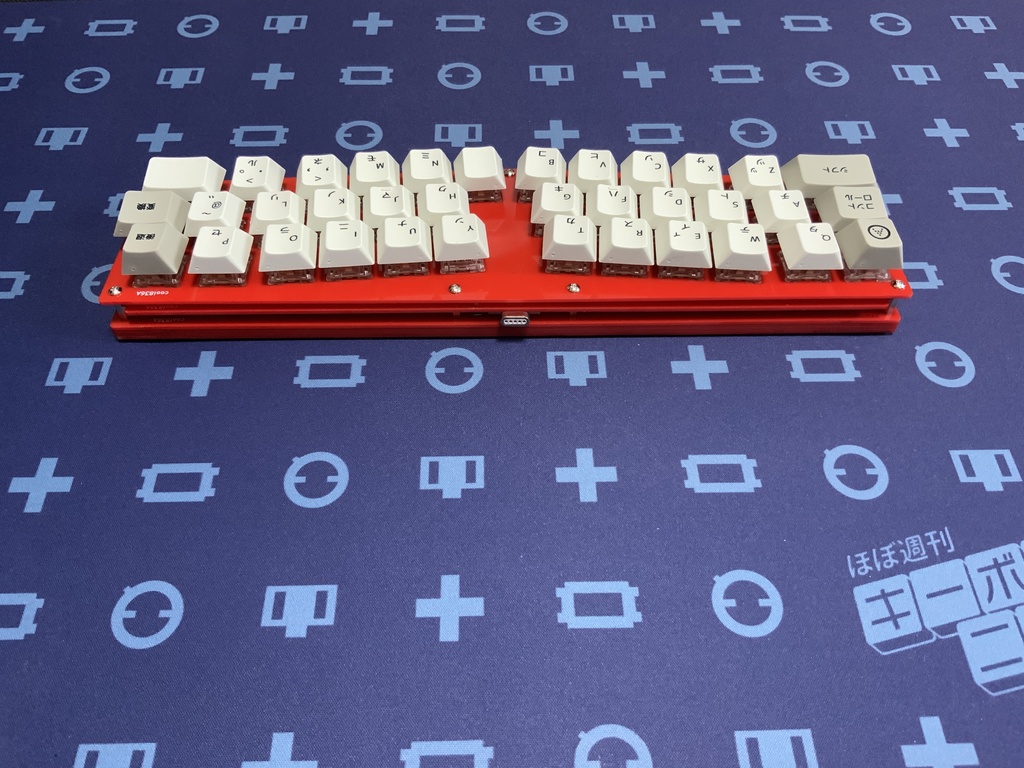 (ハンダ付け不要版)cool836A(Ver.B+モデル)赤色(自作キーボードキット)