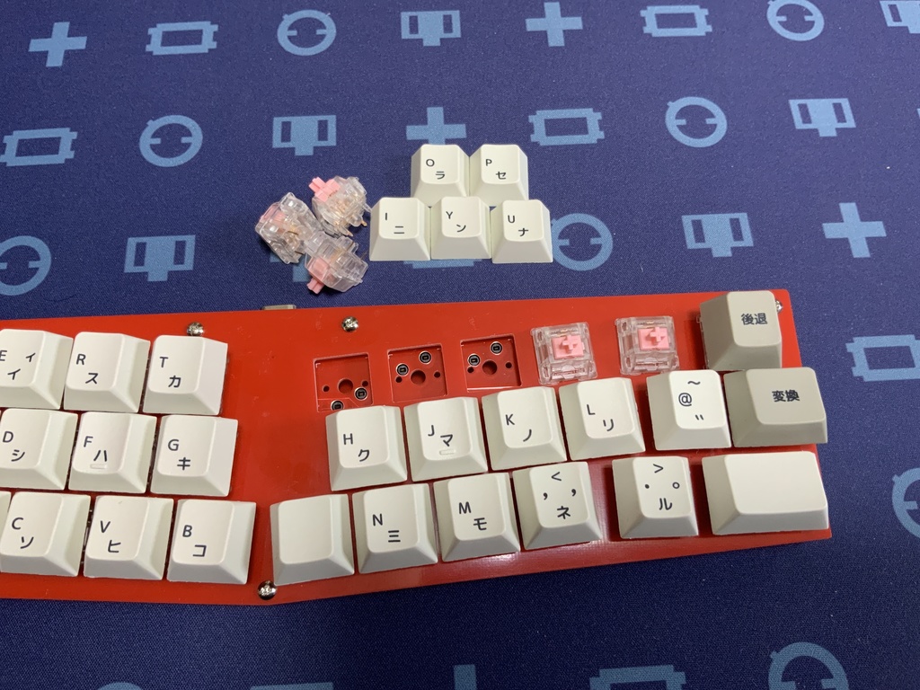 cool836A(Ver.B+モデル)(それぞれ赤色・黒色)(自作キーボードキット)