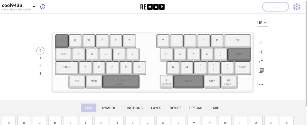 cool943S自作キーボードキット