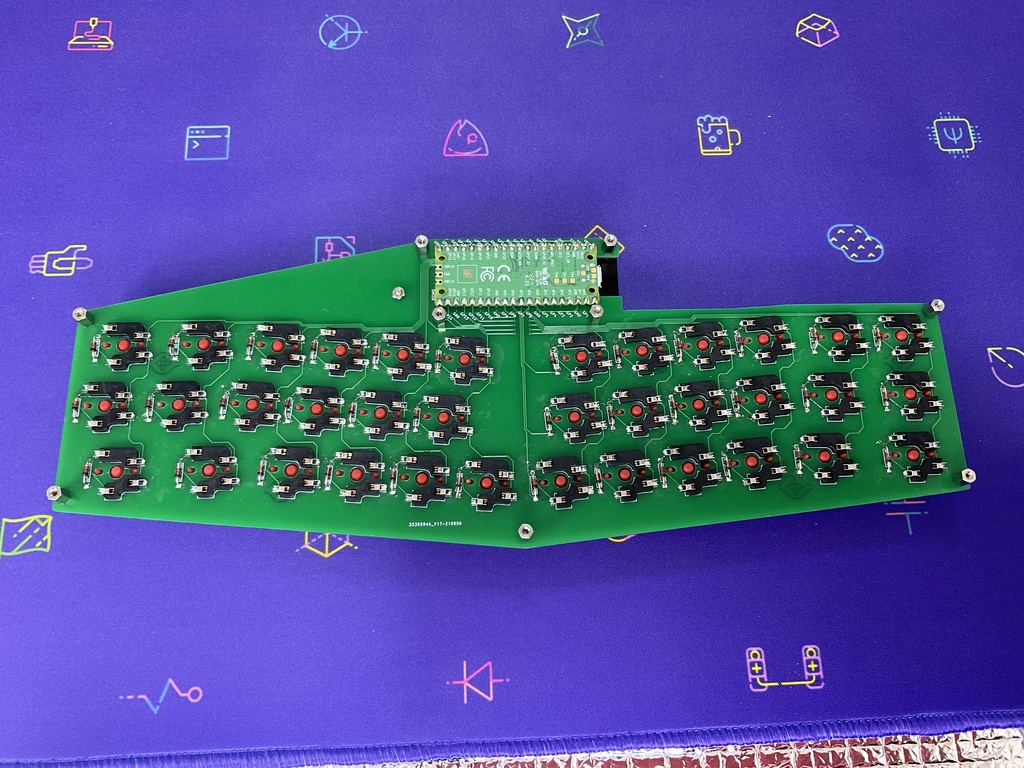 cool836pico(Raspberry Pi Pico使用)自作キーボードキット