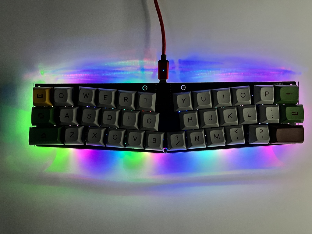 cool836rp(RP2040-Zero使用)自作キーボードキット