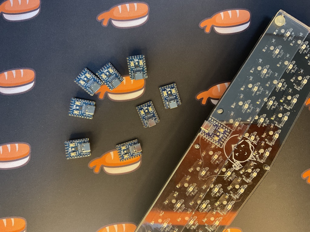 cool836rp(RP2040-Zero使用)自作キーボードキット