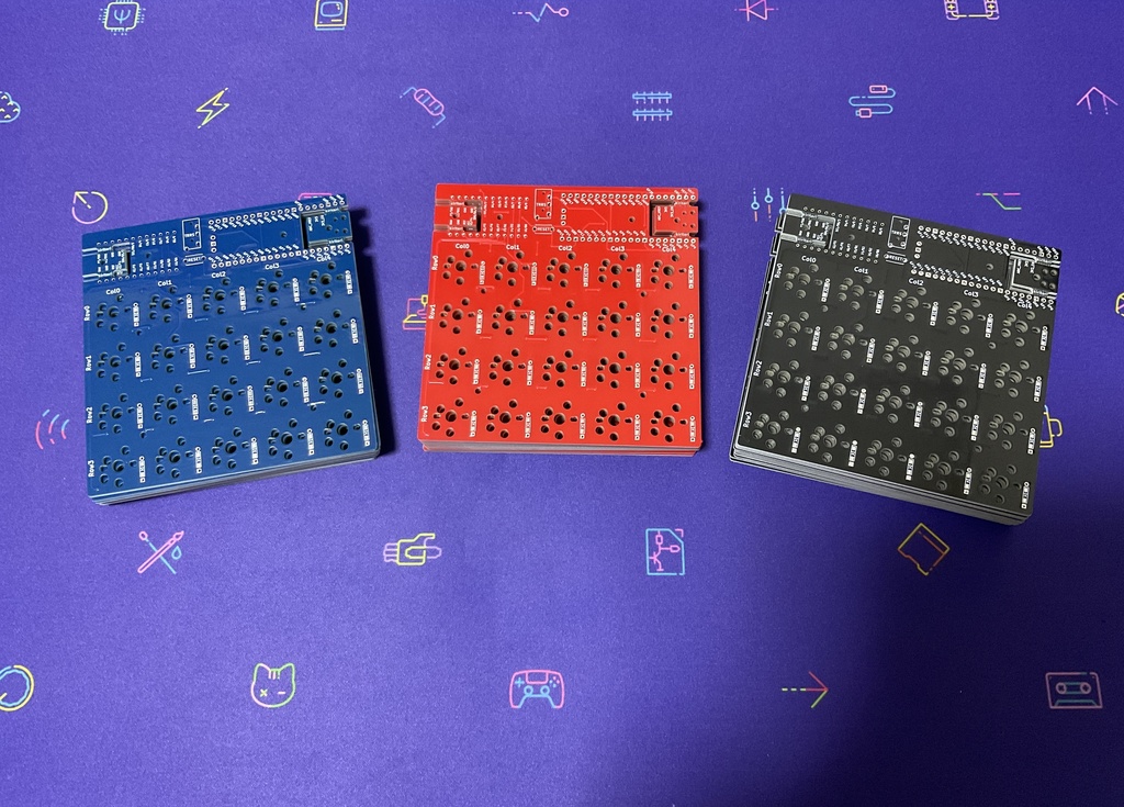 cool640 と cool644の自作キーボードキット