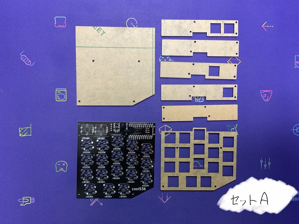 cool536 自作キーボードキット