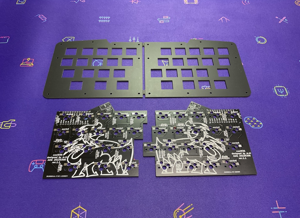 cool936自作キーボードキット