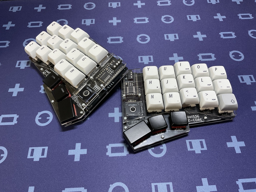 cool536azcore1・2(AZ-CORE対応自作キーボード)