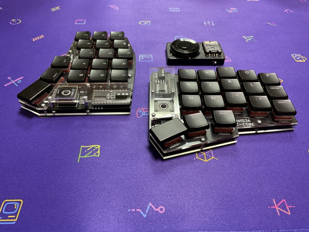 cool536azcore1・2(AZ-CORE対応自作キーボード)