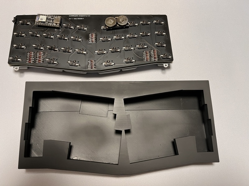 cool836qalble 自作キーボードキット( cool836qalのBT版)