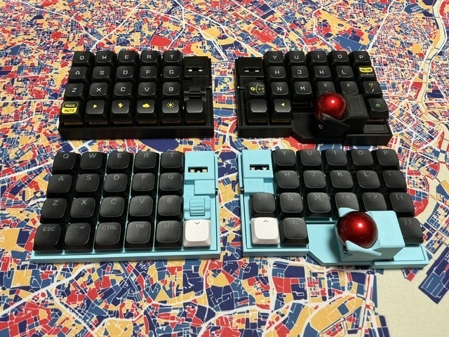 ckb640tb「OKBall」試作品・自作キーボードキット