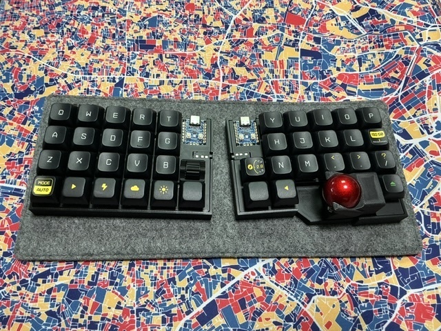 ckb640tb「OKBall」試作品・自作キーボードキット