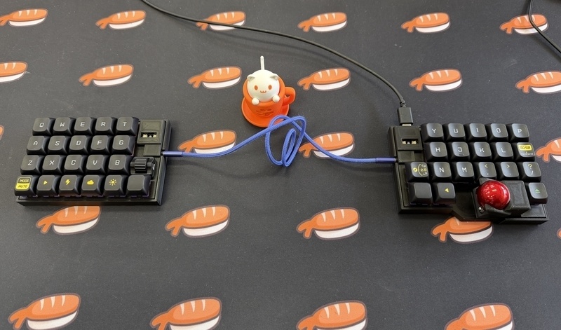 ckb640tb「OKBall」試作品・自作キーボードキット