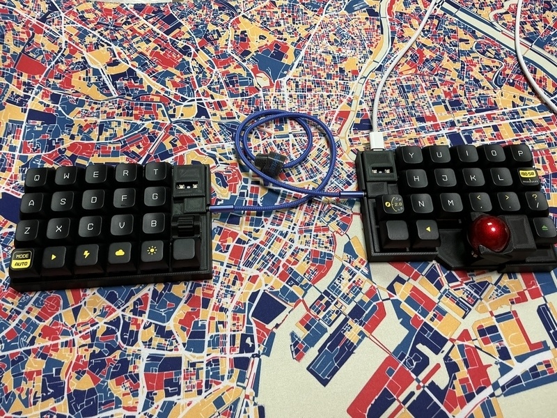 ckb640tb「OKBall」試作品・自作キーボードキット