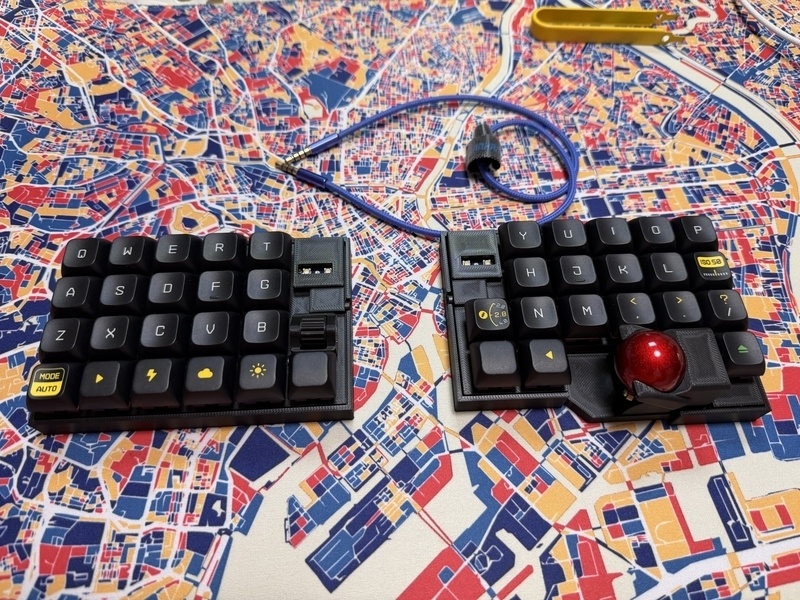 ckb640tb「OKBall」試作品・自作キーボードキット