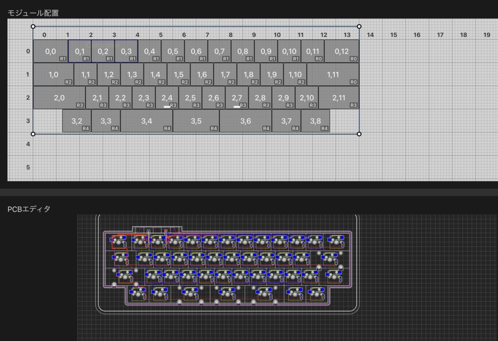 TF cool444自作キーボード
