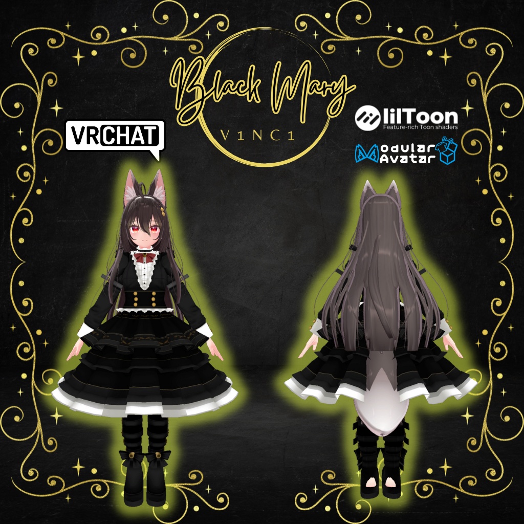 【ここあ専用衣装】ブラックマリー