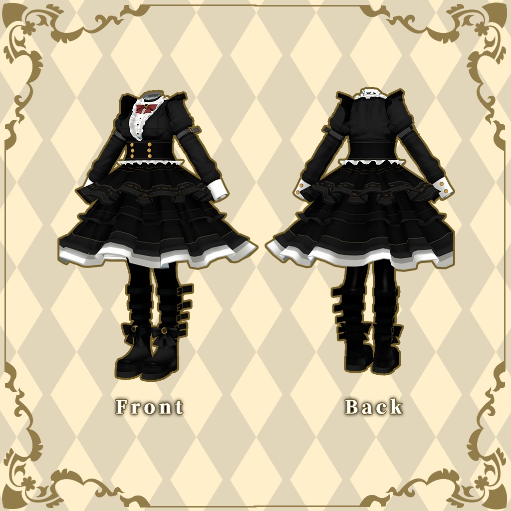 【セフィラ、アッシュ専用衣装】ブラックマリー