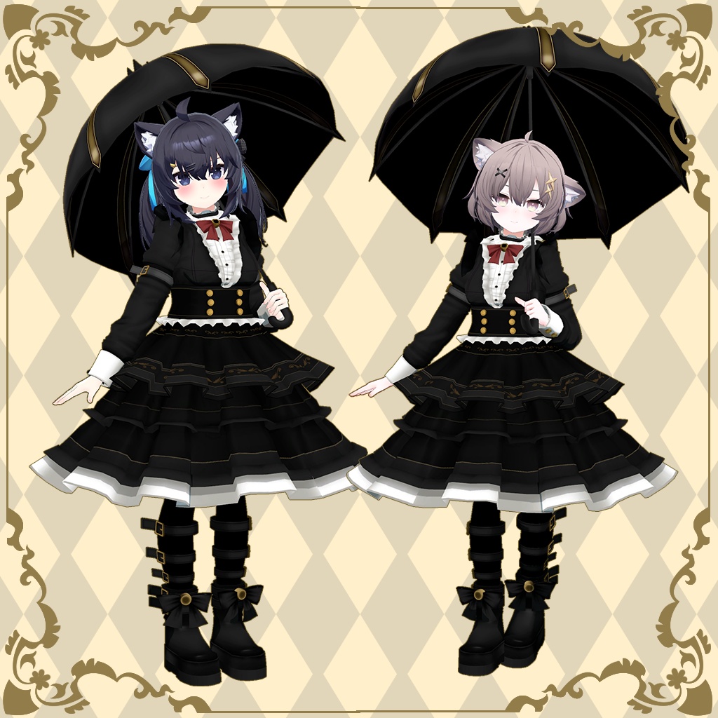 【セフィラ、アッシュ専用衣装】ブラックマリー