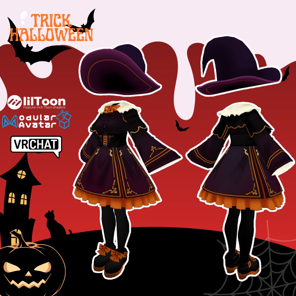 【ここあ専用衣装】トリックハロウィン