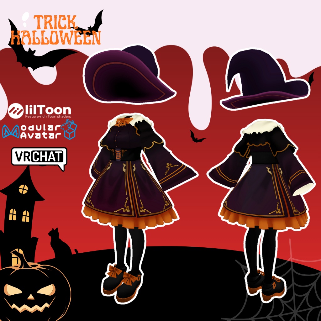 【ウルフェリア専用衣装】トリックハロウィン