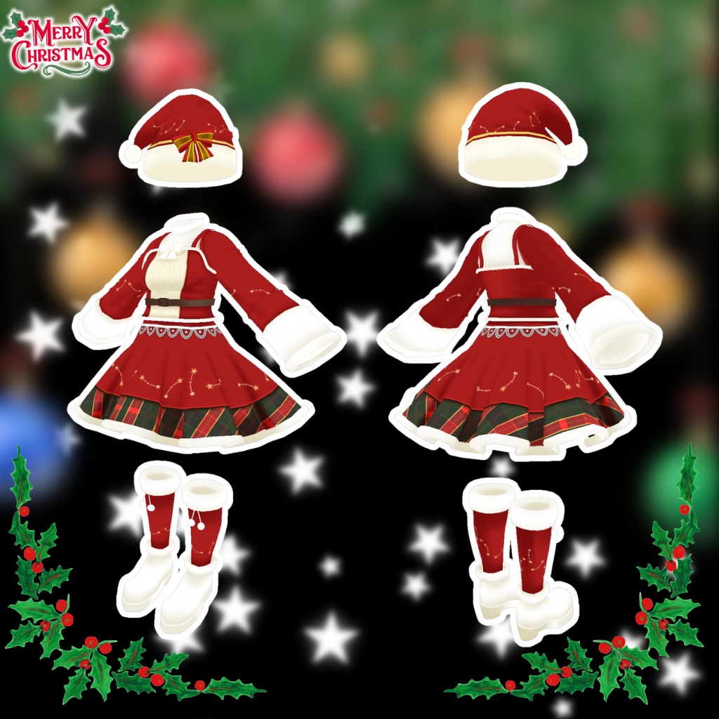 【カリン専用衣装】ハッピークリスマス