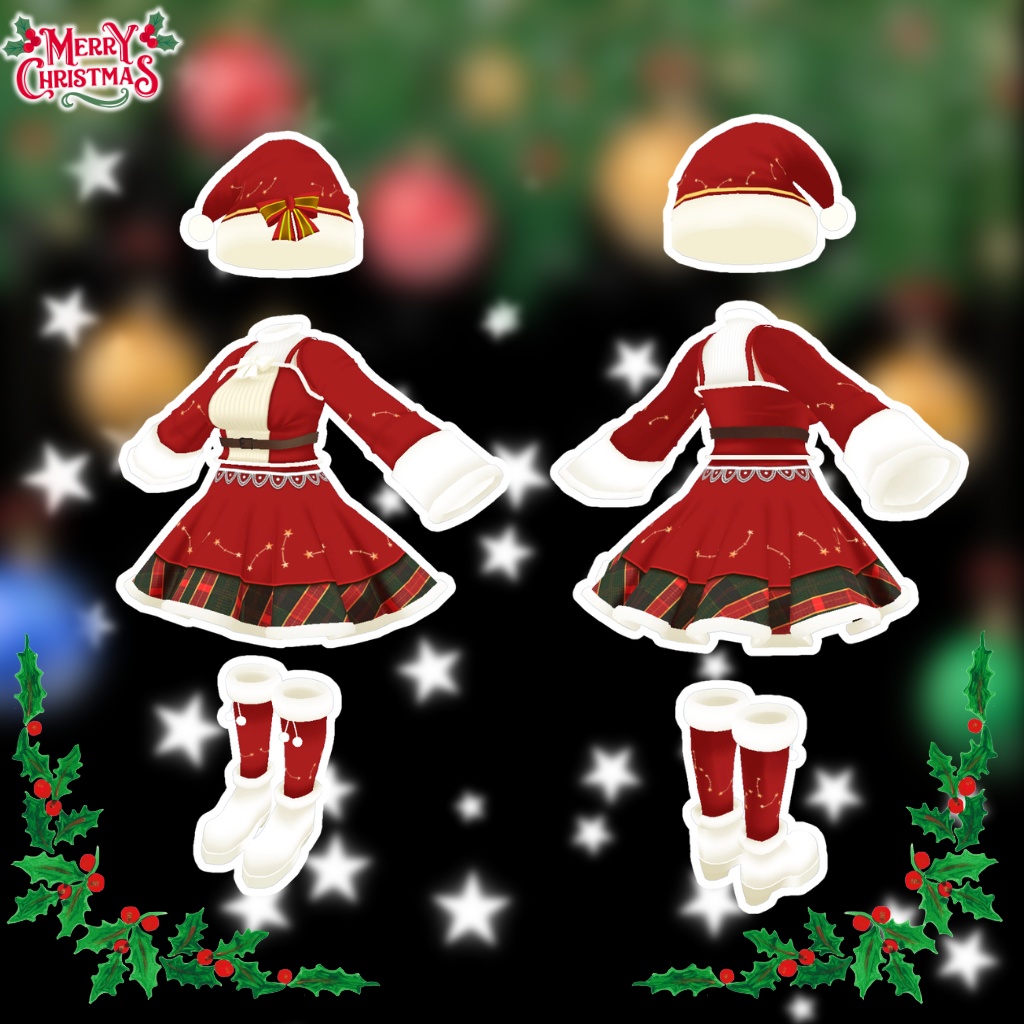 【まりえる専用衣装】ハッピークリスマス