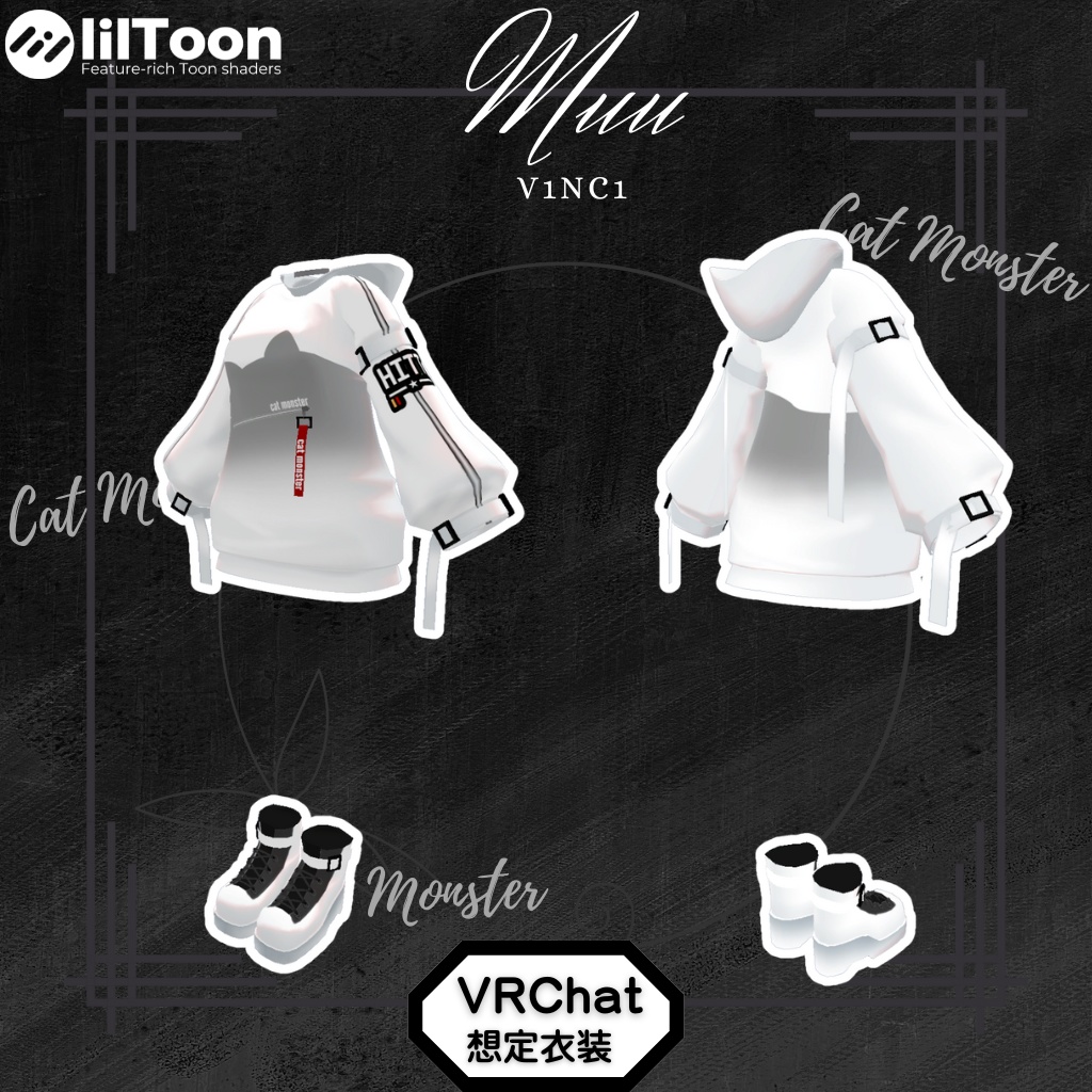 人気アバター向けカジュアル系コレクション【Muu】(20アバター対応)